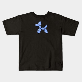 Blue Balloon Dog Kids T-Shirt